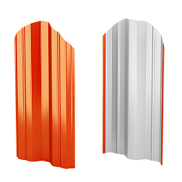 Штакетник М-образный 95x0,5 мм, 2004 оранжевый глянцевый