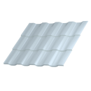 Профиль Орион 25 1200/1150x0,45 мм, 9002 светло-серый глянцевый