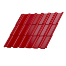 Профиль Феникс 1180/1100x0,4 мм, 3020 транспортный красный глянцевый