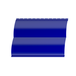 Металлосайдинг Блок хаус 383/355x0,5 мм, 5002 ультрамариново-синий глянцевый