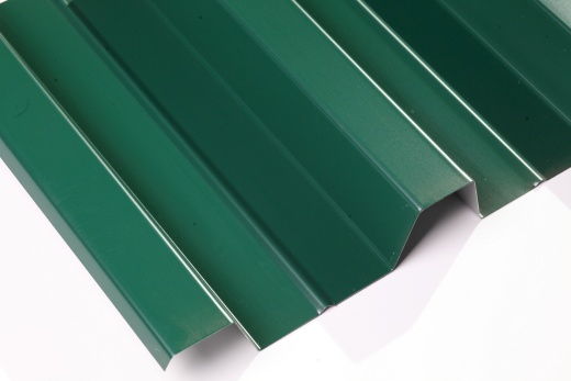 Профнастил НС35 1060/1000x0,7 мм, 6005 зеленый мох глянцевый