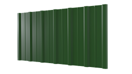 Профнастил НС16 1150/1100x0,4 мм эконом, 6002 лиственно-зеленый глянцевый