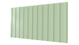 Профнастил С10 1170/1100x0,65 мм, 6019 бело-зеленый глянцевый