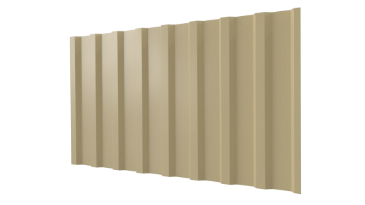 Профнастил С20B 1150/1100x0,3 мм, 1014 слоновая кость глянцевый