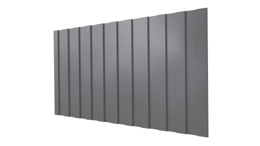 Профнастил С8 1200/1150x0,7 мм, 7037 пыльно-серый глянцевый