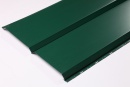 Металлосайдинг Л-брус 264/240x0,45 мм, 6005 зеленый мох глянцевый