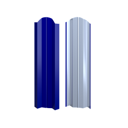 Штакетник Евротрапеция 90x0,5 мм, 5002 ультрамариново-синий глянцевый