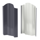 Штакетник М-образный Престиж 118x0,4 мм, 7005 мышино-серый глянцевый