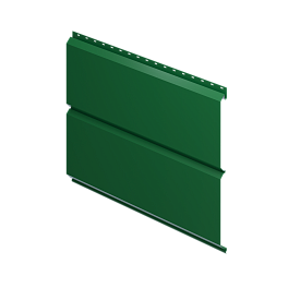 Металлосайдинг Евробрус 359/340x0,45 мм, 6002 лиственно-зеленый глянцевый