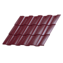 Профиль Орион 30 1200/1150x0,4 мм, 3005 винно-красный глянцевый