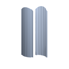 Штакетник Европланка Престиж 131x0,5 мм, 7004 сигнальный серый глянцевый