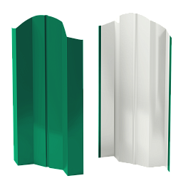 Штакетник М-образный Престиж 118x0,4 мм, 6029 мятно-зеленый глянцевый