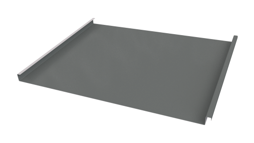 Фальцевая кровля 562/550x0,45 мм, 7005 мышино-серый глянцевый