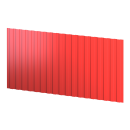 Профнастил С8 1200/1150x0,65 мм, 3009 оксид красный глянцевый
