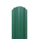 Штакетник Евротрапеция 117x0,4 мм, 6005 зеленый мох глянцевый