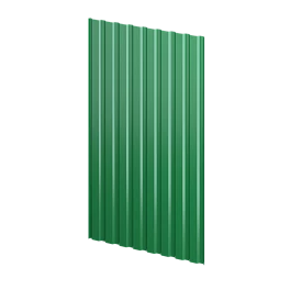 Профнастил С20 1150/1100x0,4 мм, 6002 лиственно-зеленый глянцевый
