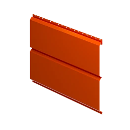 Металлосайдинг Евробрус 359/340x0,5 мм, 2004 оранжевый глянцевый