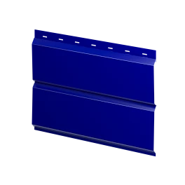 Металлосайдинг Л-брус 264/240x0,5 мм, 5002 ультрамариново-синий глянцевый