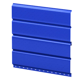 Софит Л-брус перфорированный 264/241x0,4 мм, 5002 ультрамариново-синий глянцевый