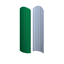 Штакетник Европланка Престиж 131x0,45 мм, 6029 мятно-зеленый глянцевый