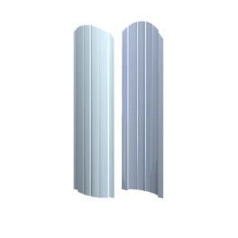 Штакетник Европланка Престиж 131x0,45 мм, 9002 светло-серый глянцевый