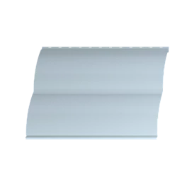 Металлосайдинг Блок хаус 383/355x0,45 мм, 9002 светло-серый глянцевый