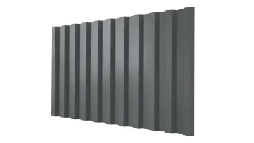 Профнастил С21 1051/1000x0,45 мм, 7005 мышино-серый глянцевый