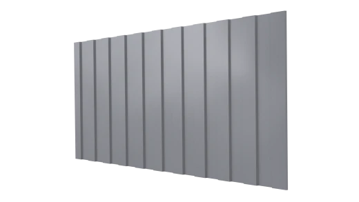 Профнастил С8 1200/1150x0,45 мм, 7040 серое окно глянцевый