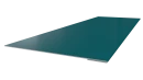 Планка завершающая 65x2000 мм, 5021 водная синь глянцевый