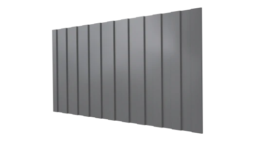 Профнастил С8 1200/1150x0,65 мм, 7037 пыльно-серый глянцевый