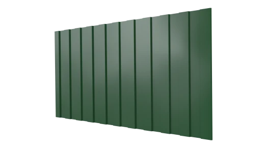 Профнастил С8 1200/1150x0,65 мм, 6002 лиственно-зеленый глянцевый