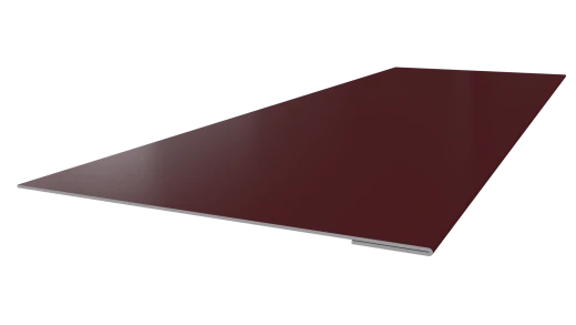 Планка завершающая 65x2000 мм, 3005 винно-красный глянцевый