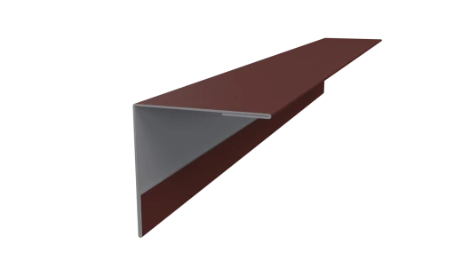 Планка угла наружного 50x50x2000 мм, 3009 оксид красный матовый