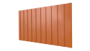 Профнастил С8 1200/1150x0,7 мм, 2011 насыщенный оранжевый глянцевый