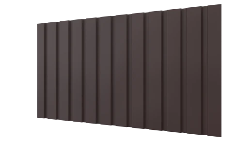 Профнастил С10 1155/1100x0,45 мм, 8017 шоколадно-коричневый матовый