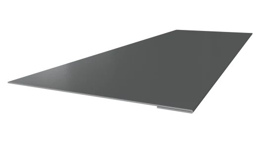 Планка завершающая 65x2000 мм, 7005 мышино-серый глянцевый