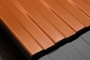 Профнастил С8 1200/1150x0,45 мм, 8004 медно-коричневый матовый